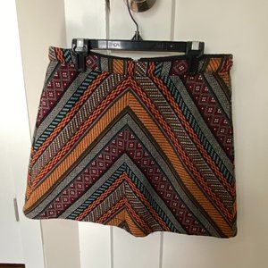 Forever 21 Printed Mini Skirt - Size M